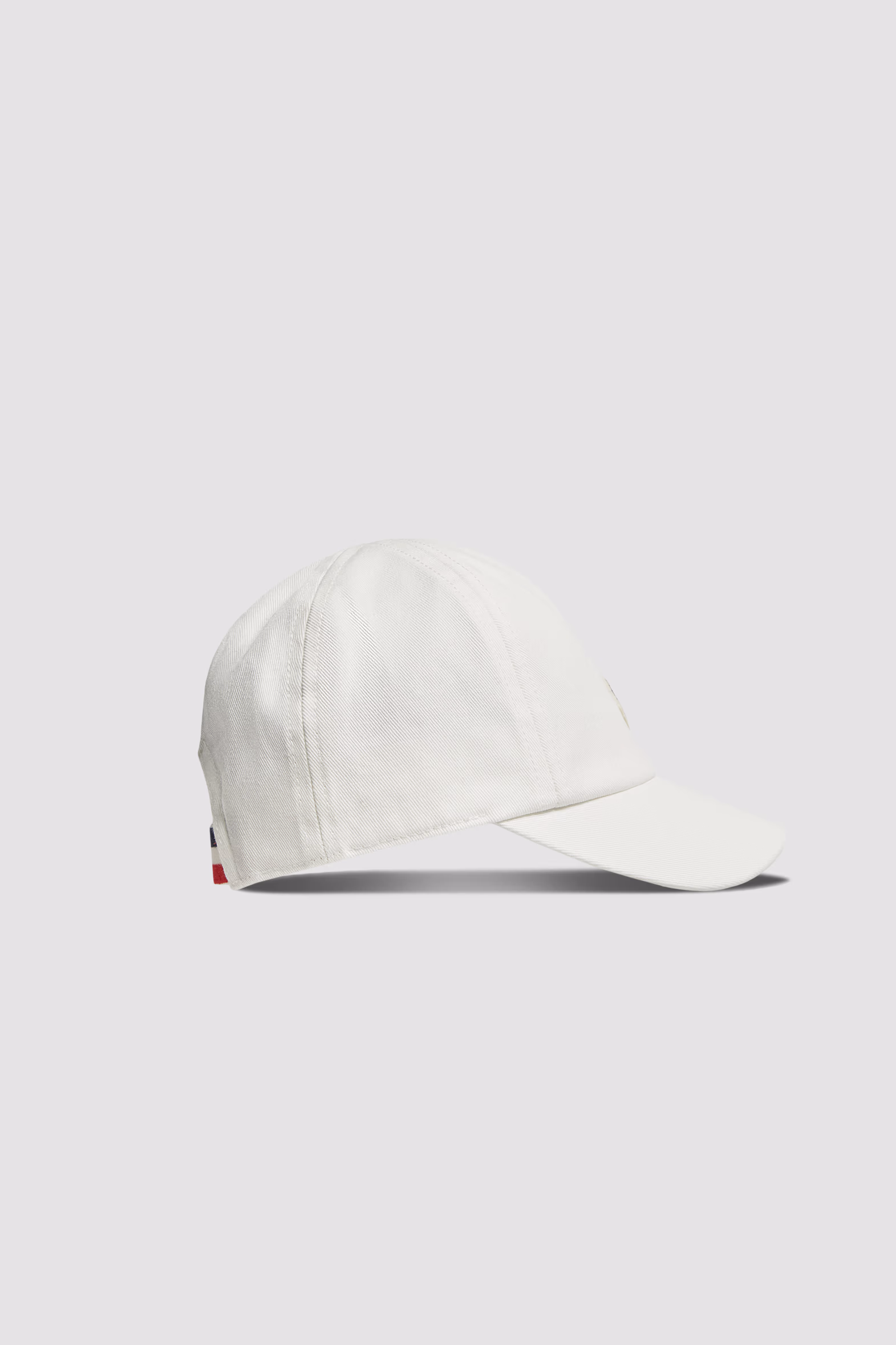 Cotton Gabardine Baseball Cap Boy White Moncler 3